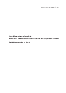 Una idea sobre el capital. - Fundació Rafael Campalans
