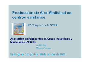 Producción de Aire Medicinal en centros sanitarios