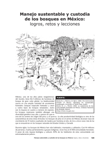 Manejo sustentable y custodia de los bosques en México: logros