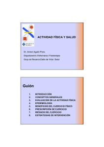 actividad física y salud