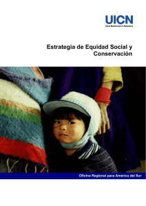 Estrategia de Equidad Social y Conservación