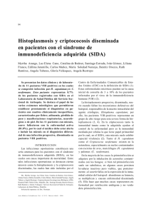 Histoplasmosis y criptococosis diseminada en pacientes con el