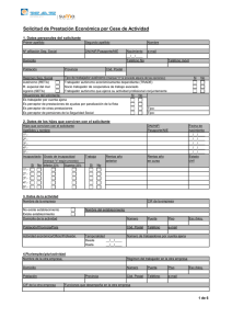 Solicitud de Prestación Económica por Cese de Actividad