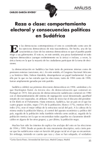 Raza o clase: comportamiento electoral y consecuencias políticas