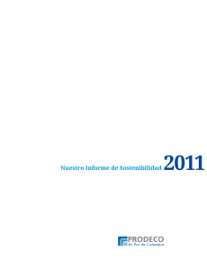 Nuestro Informe de Sostenibilidad 2011