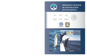 programa nacional de investigación oceanográfica