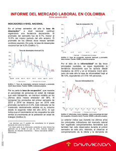 informe del mercado laboral en colombia