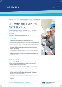 RESPONSABILIDAD CIVIL PROFESIONAL