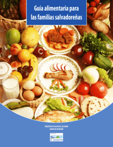 Guía alimentaria para las familias salvadoreñas