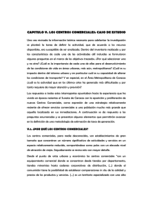 CAPITULO V. LOS CENTROS COMERCIALES: CASO DE ESTUDIO
