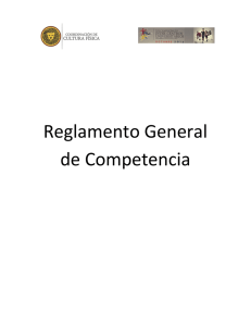 Reglamento General de Competencia