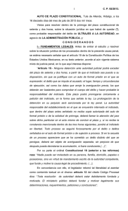 auto de plazo constitucional - Poder Judicial del Estado de Hidalgo