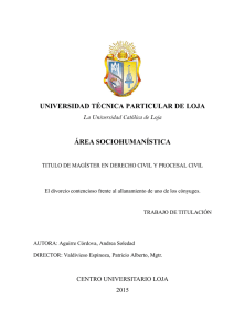 universidad técnica particular de loja área sociohumanística