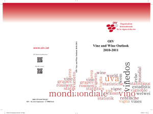 OIV Vine and Wine Outlook 2010-2011