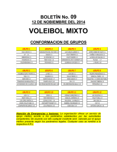 voleibol mixto - Educación Bogotá