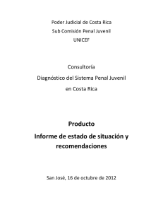 Diagnóstico Penal Juvenil 2012