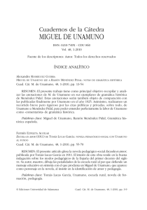 índice analítico - Gredos - Universidad de Salamanca