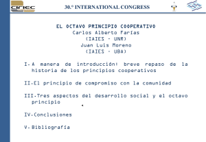30.° INTERNATIONAL CONGRESS EL OCTAVO PRINCIPIO