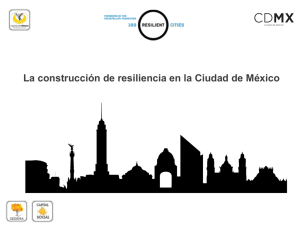 La construcción de resiliencia en la Ciudad de México