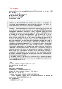 Texto Completo Audiencia Provincial de Madrid, Sección 27ª