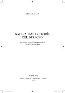 naturalismo y teoría del derecho