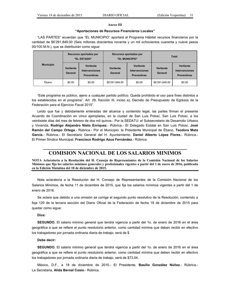 Comision Nacional De Los Salarios Minimos