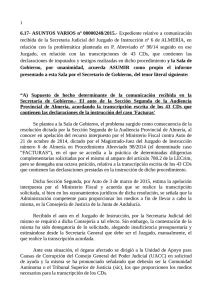 Acuerdo Sala de Gobierno TSJ Andalucía sobre