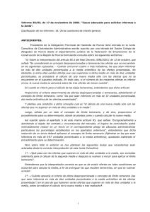 Informe 30/03, de 17 de noviembre de 2003.