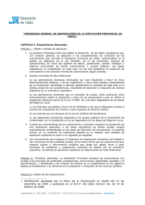 1 Modificación aprobada por el Pleno de la Corporación en sesión