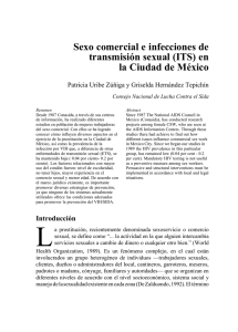 Sexo comercial e infecciones de transmisión sexual (ITS)