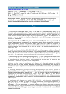 MINISTERIO TRABAJO Y ASUNTOS SOCIALES BOE 21 abril 2007