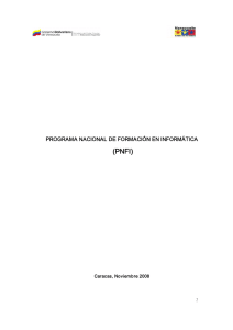 pnf informatica - Instituto Universitario de Tecnología de Valencia