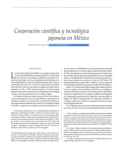 Cooperación científica y tecnológica japonesa en México