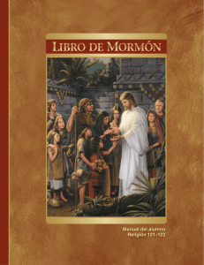 el libro de mormón, manual del alumno religión 121–122
