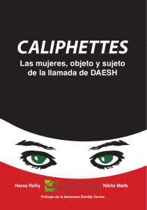 CALIPHETTES Las mujeres, objeto y sujeto de la llamada de DAESH