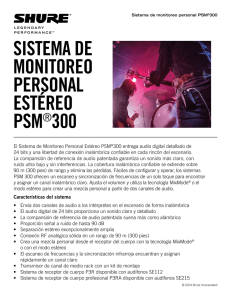 PSM300 Datasheet (Español, PDF, 2.210kB)