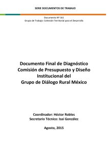 Documento Final de Diagnóstico Comisión de Presupuesto