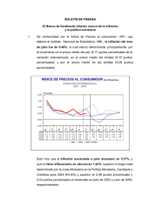 ÍNDICE DE PRECIOS AL CONSUMIDOR-Nivel República-