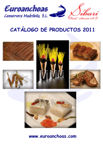 catálogo de productos 2011