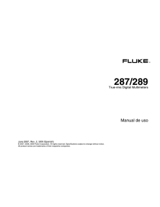 Fluke 287 - PCE Instruments