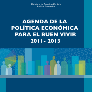 agenda de la política económica para el buen vivir 2011