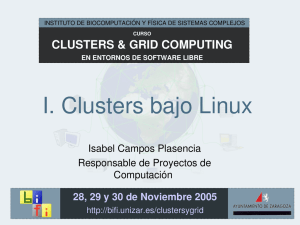 I. Clusters bajo Linux