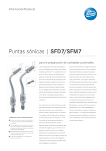 Puntas sónicas | SFD7/SFM7