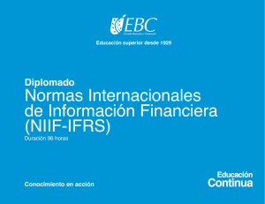 Normas Internacionales de Información Financiera (NIIF