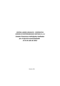 dictamen del auditor - Banco Central del Uruguay