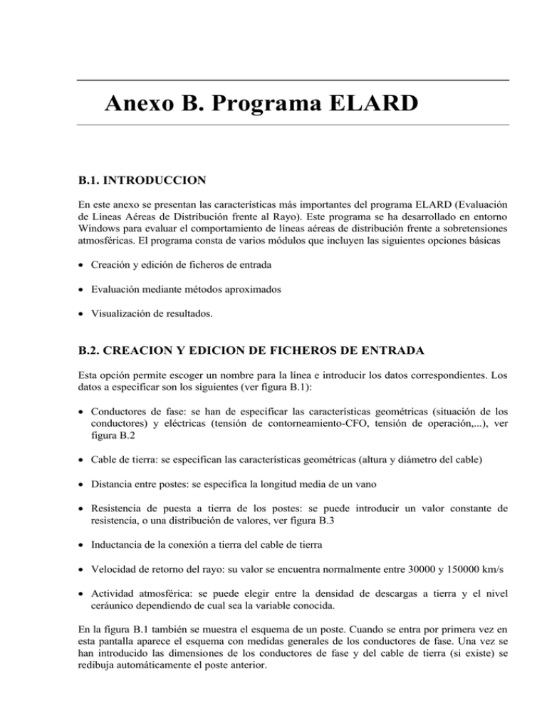 Anexo B. Programa ELARD