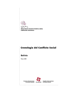 Cronología del Conflicto Social