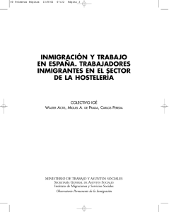 inmigración y trabajo en españa. trabajadores inmigrantes en el