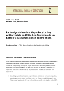 Volume Five, Number Four La Huelga de hambre Mapuche y La Ley