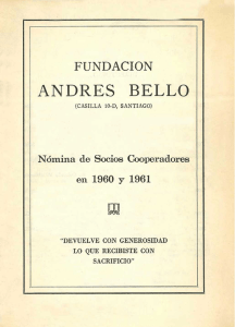 andres bello - Biblioteca del Congreso Nacional de Chile